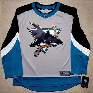 Mens Fanatics San Jose Sharks (Blank)Jersey BNWT